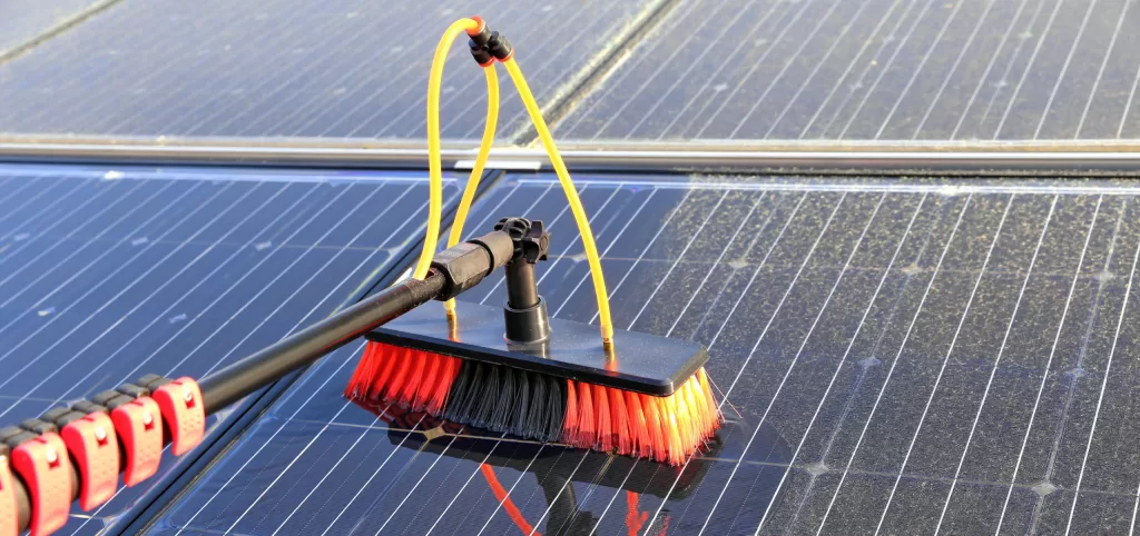 solar panel cleaning